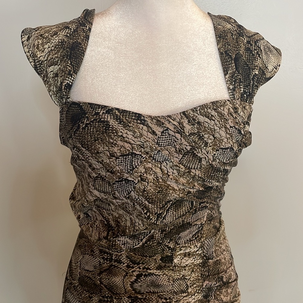 [Elisabetta Franchi] Python Pattern Mini Dress - … - image 3